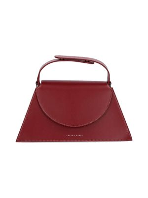 Bordeaux lederen handtas Helena Zarina Rouge