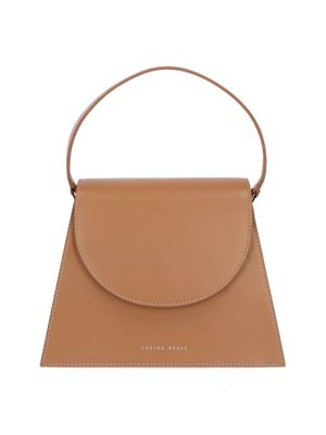 Cookie brown lederen handtas Suri Zarina Rouge