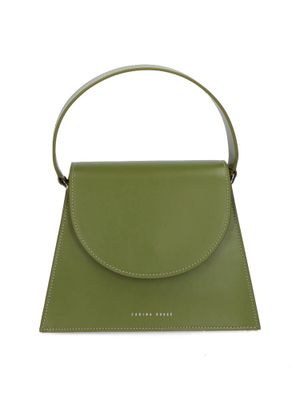 Matcha green lederen handtas Suri Zarina Rouge