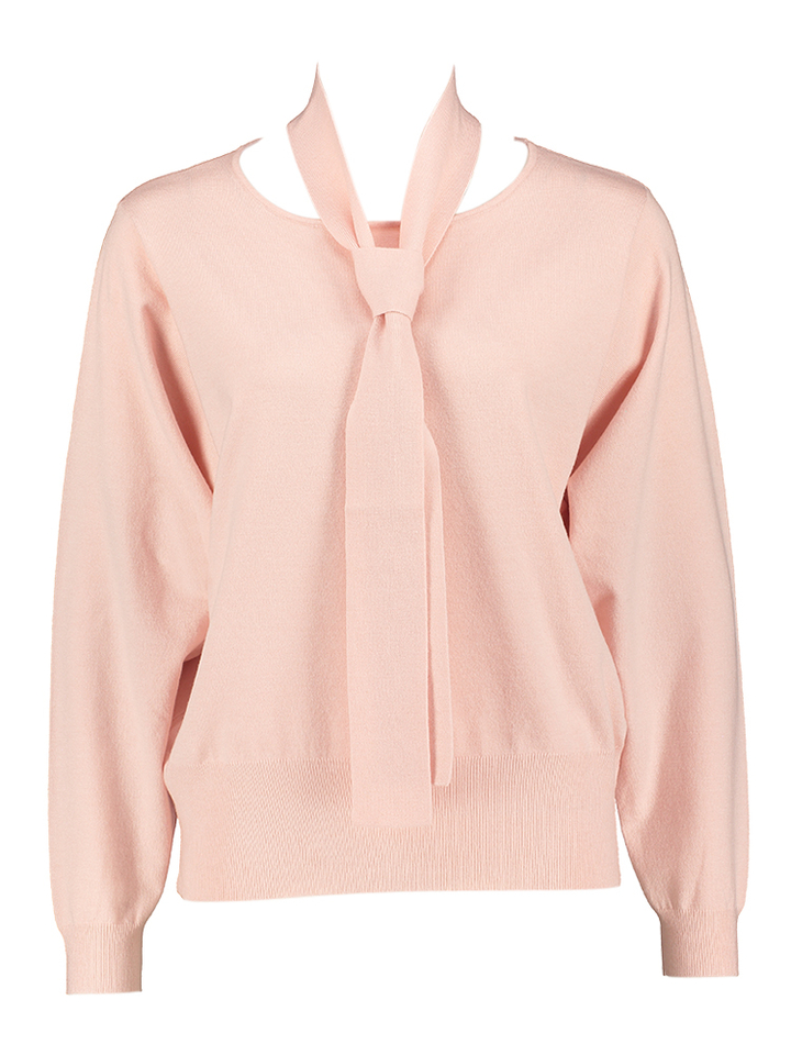 Roze trui met fijne sjaal Dorothea Senso