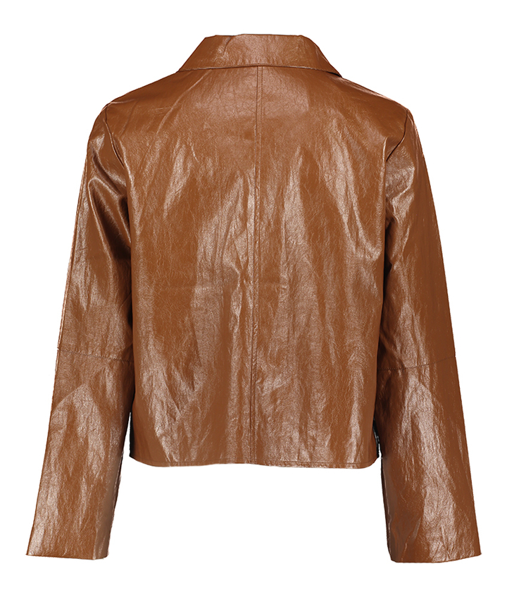 Cognac kleurige vest Ishi Senso 