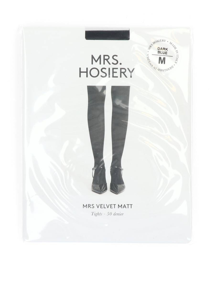 Donkerblauwe panty's Mrs velvet matt Mrs Hosiery