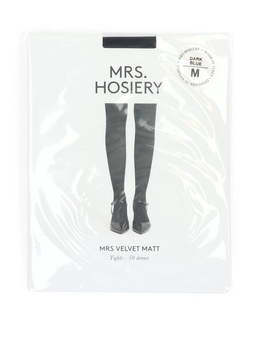 Donkerblauwe panty's Mrs velvet matt Mrs Hosiery