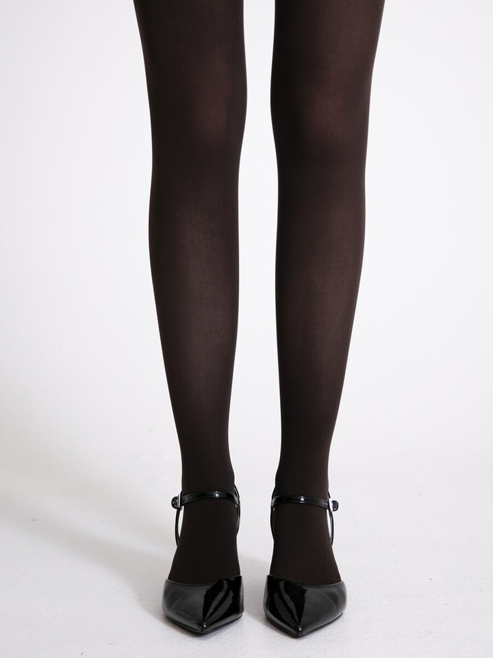 Donkerbruine panty's Tights 50 denier velvet matt Mrs. Hosiery