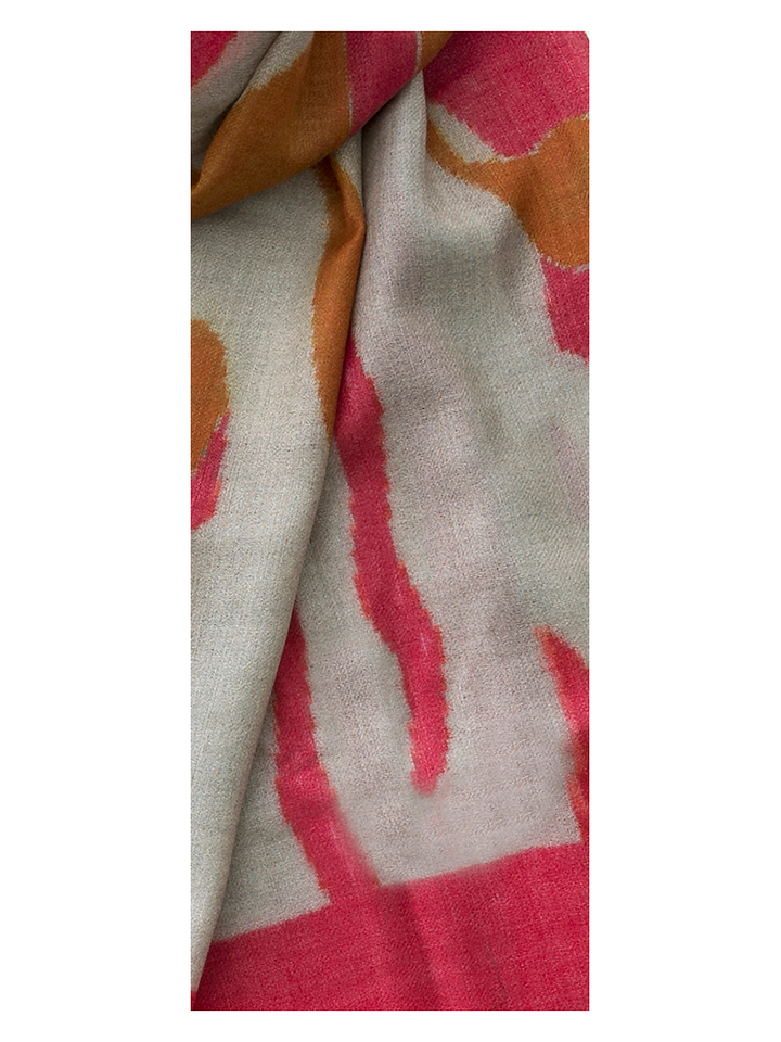 Off white grey sjaal Tril Bo'Vie 