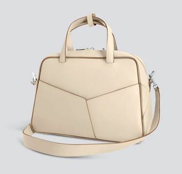 Bleached sand handtas Midi Bowler Kaai 