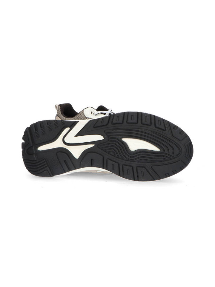 Beige lage sneakers Grid Hub 