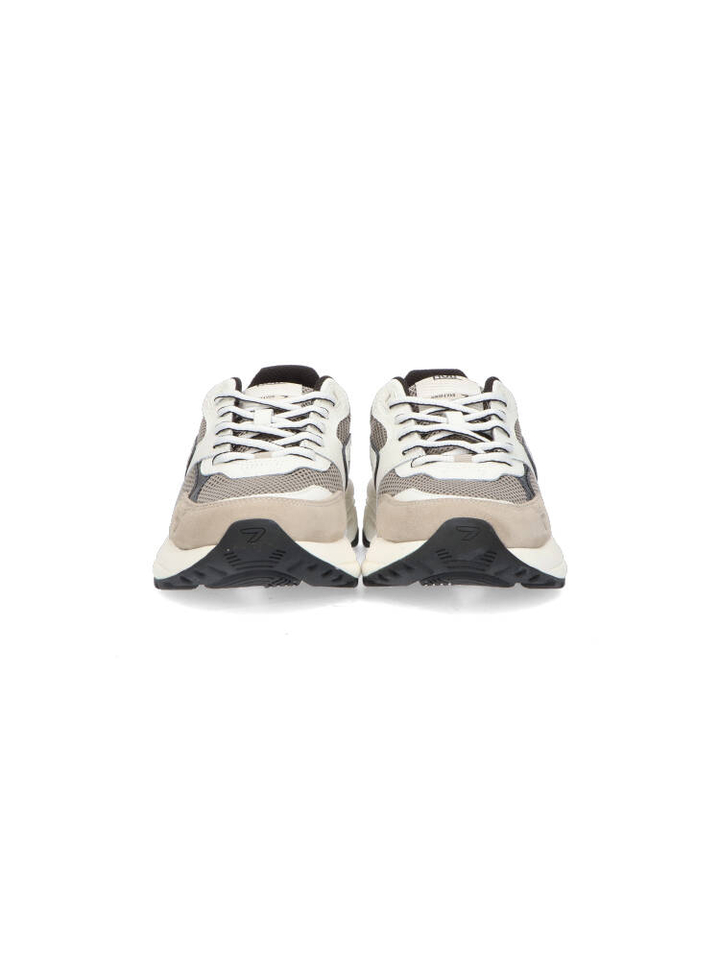 Beige lage sneakers Grid Hub 