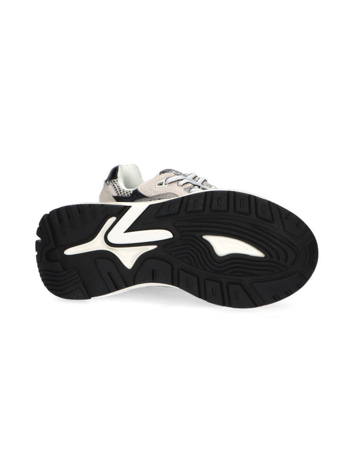 Cement kleurige sneakers met zwart detail Slam Hub