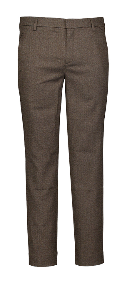 Bruine slim fit broek Josh Plain