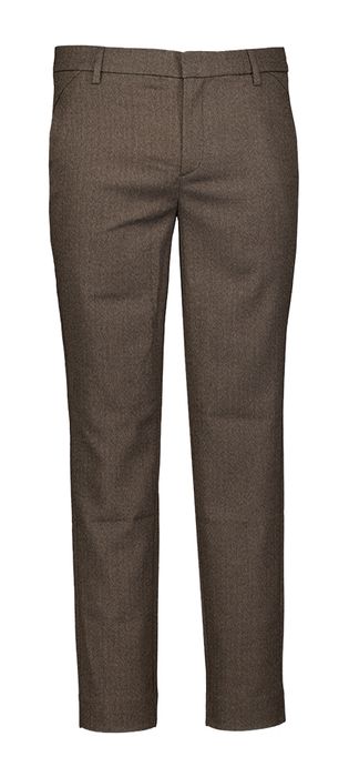 Bruine slim fit broek Josh Plain