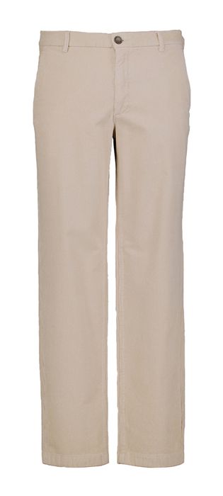 Beige ribfluwelen broek Lucas Plain