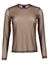 Bruine doorzichtige t-shirt met lange mouwen Access