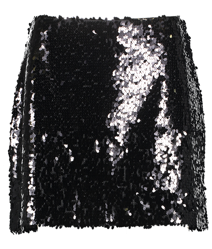 Zwarte feestelijke rok met pailetten Access