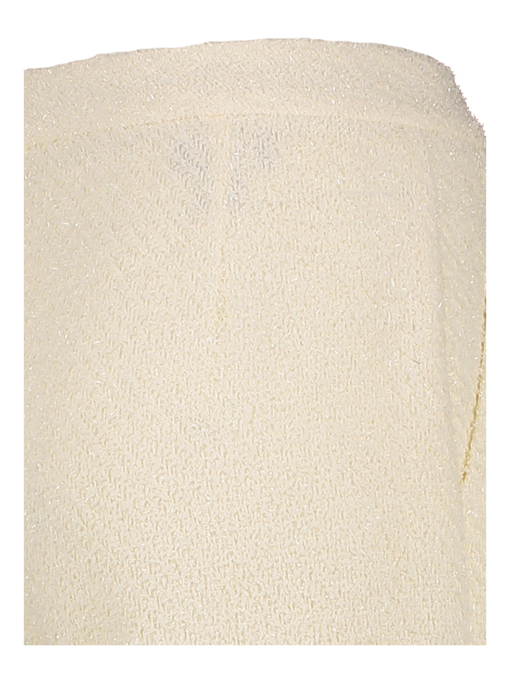 Ecrukleurige lange broek met metaaldraad Access