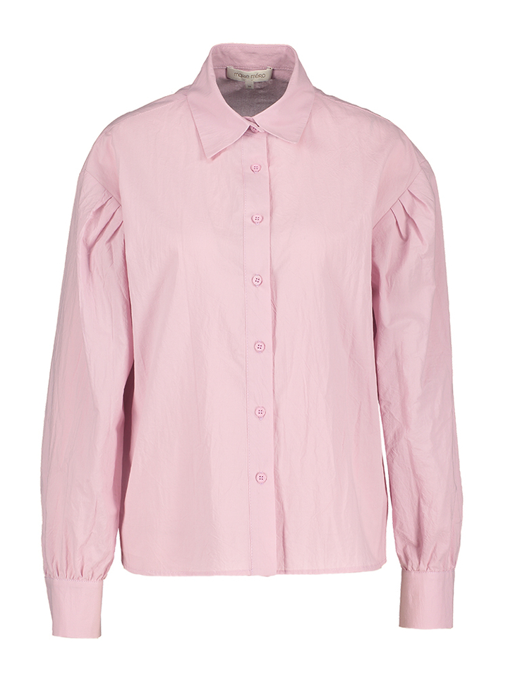 Roze blouse met knoopsluiting Marie Mero