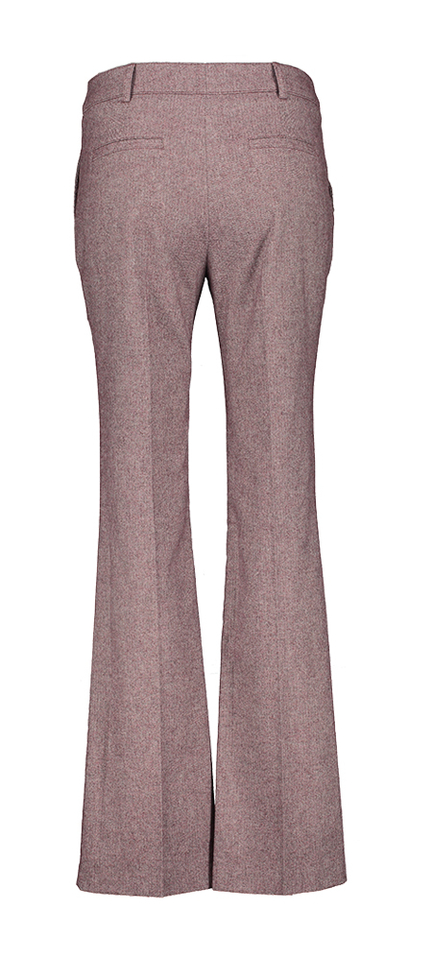 Bordeaux broek in bootcutmodel Marie Mero