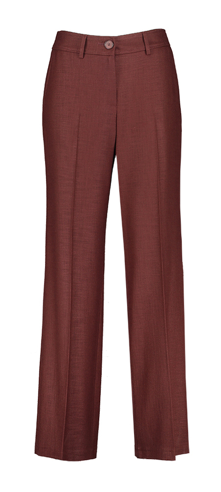 Bordeaux broek met bandplooien Marie Méro