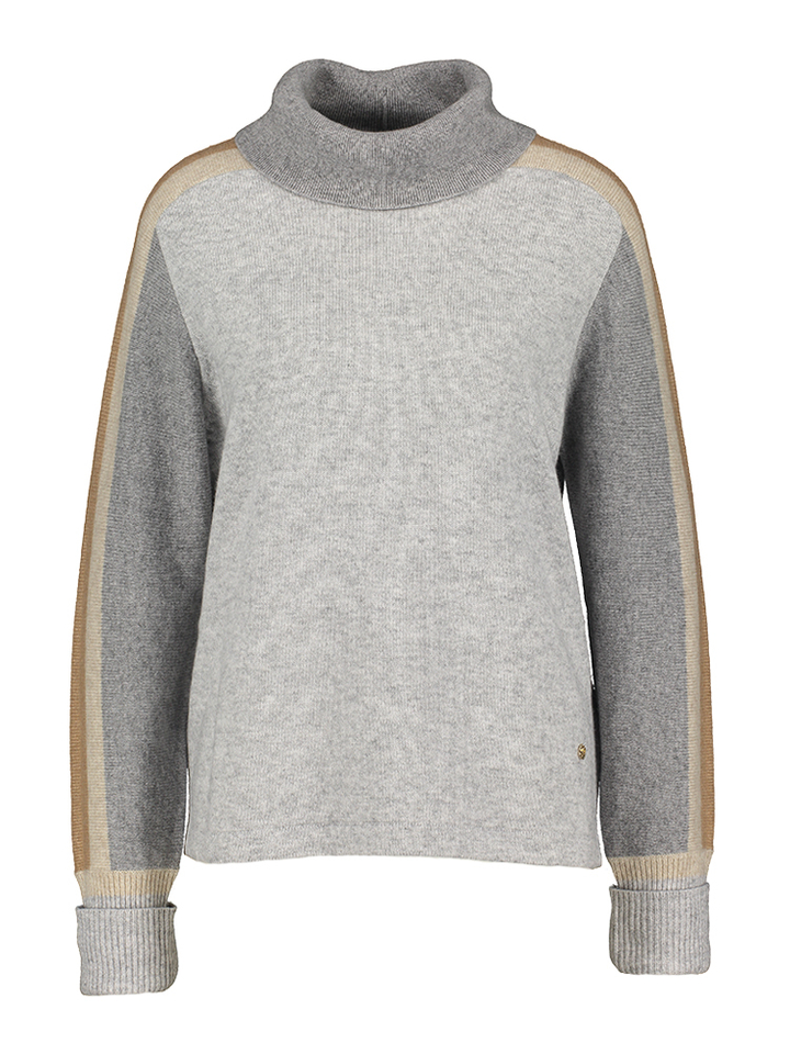 Grijze trui met rolkraag Marie Mero 