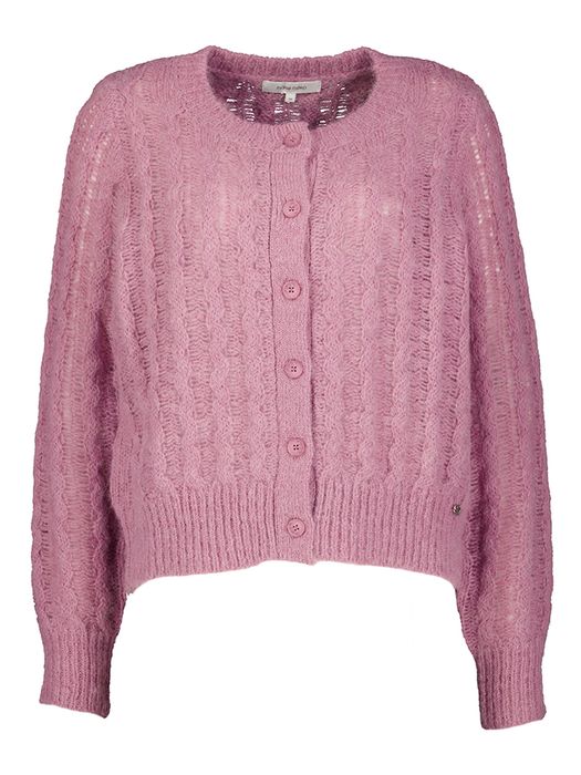 Roze gilet met knoopsluiting Marie Mero