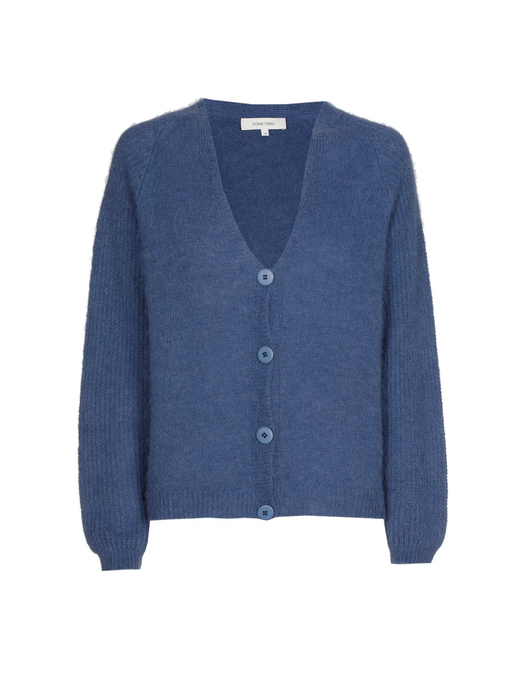 Blauwe cardigan met alpaca wol Marie Mero
