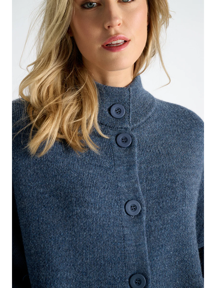 Blauwe oversized cardigan Marie Mero