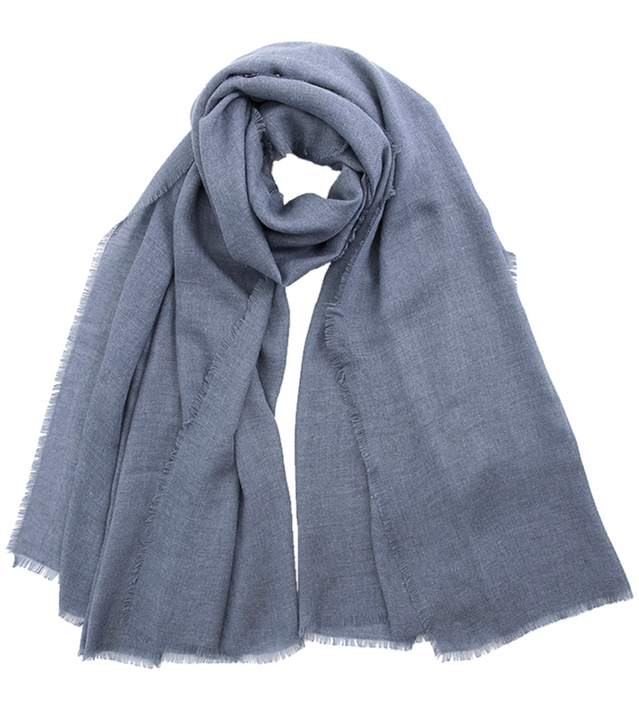 Blauwe sjaal Marie Mero