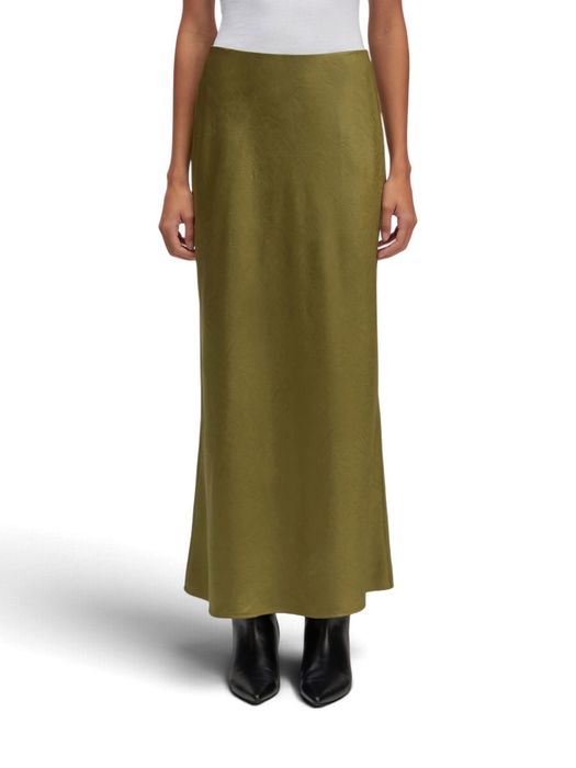 Groene lederlook rok Silva Edited
