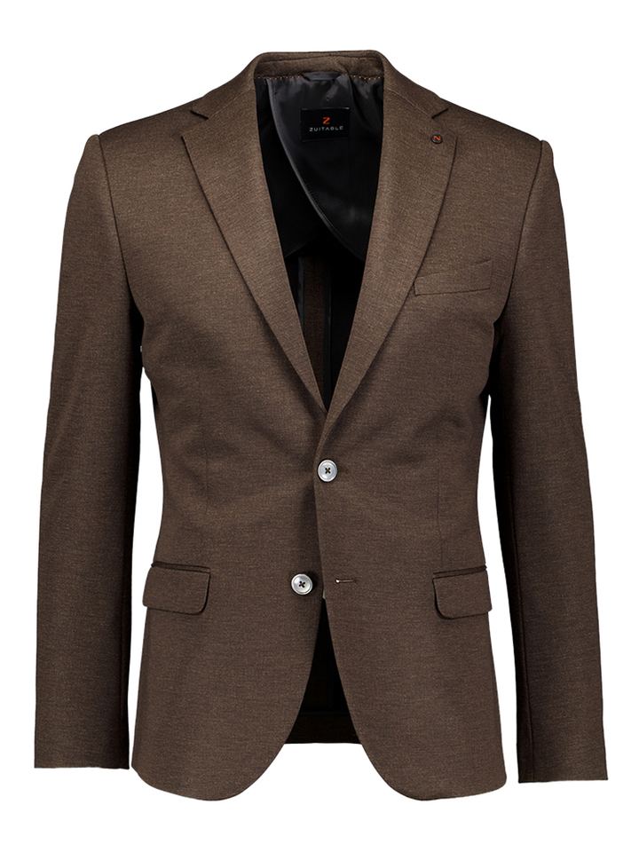 Bruine blazer met knopen Nick Zuitable 