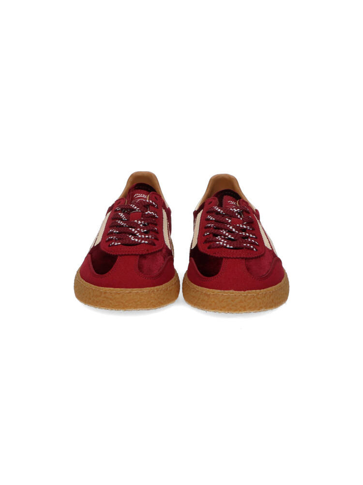 Bordeaux lage sneakers Puraai