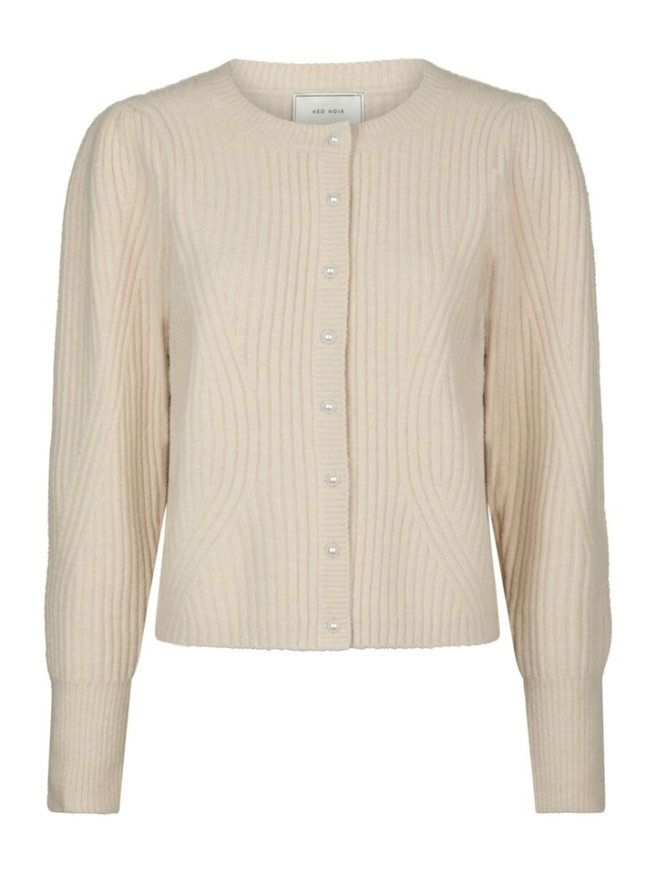 Beige cardigan met knopen Puli Neo Noir