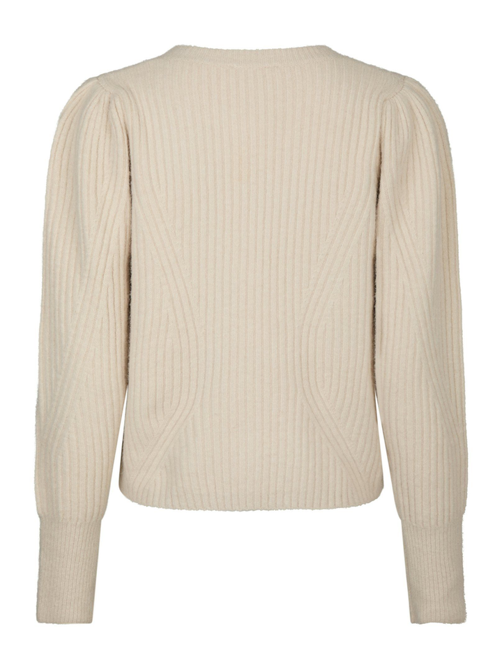 Beige cardigan met knopen Puli Neo Noir