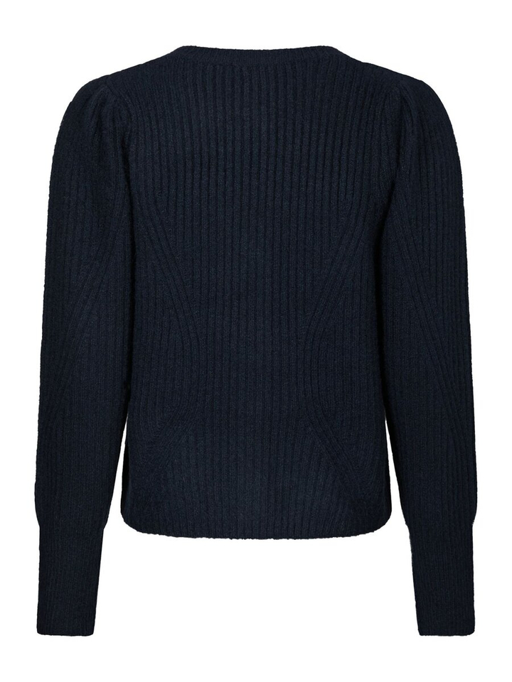 Blauwe gilet met knopen Puli Neo Noir