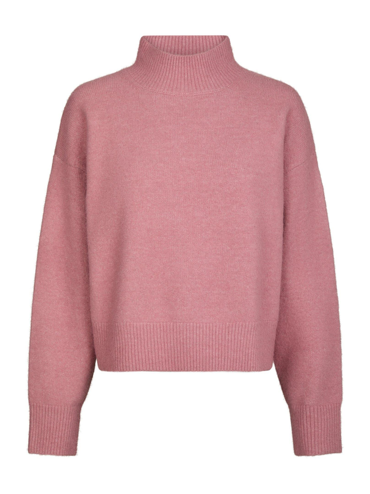 Roze trui met opstaande kraag Paulina Neo Noir 
