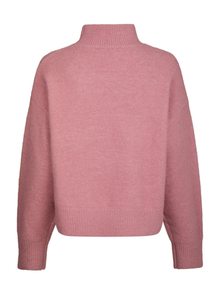 Roze trui met opstaande kraag Paulina Neo Noir 