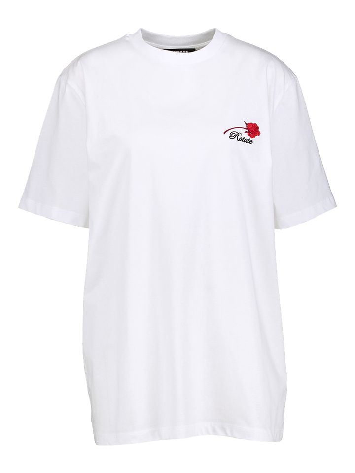 Witte katoenen oversized t-shirt Rotate