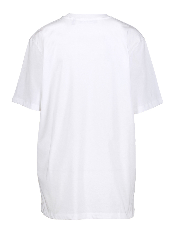 Witte oversized katoenen t-shirt Rotate