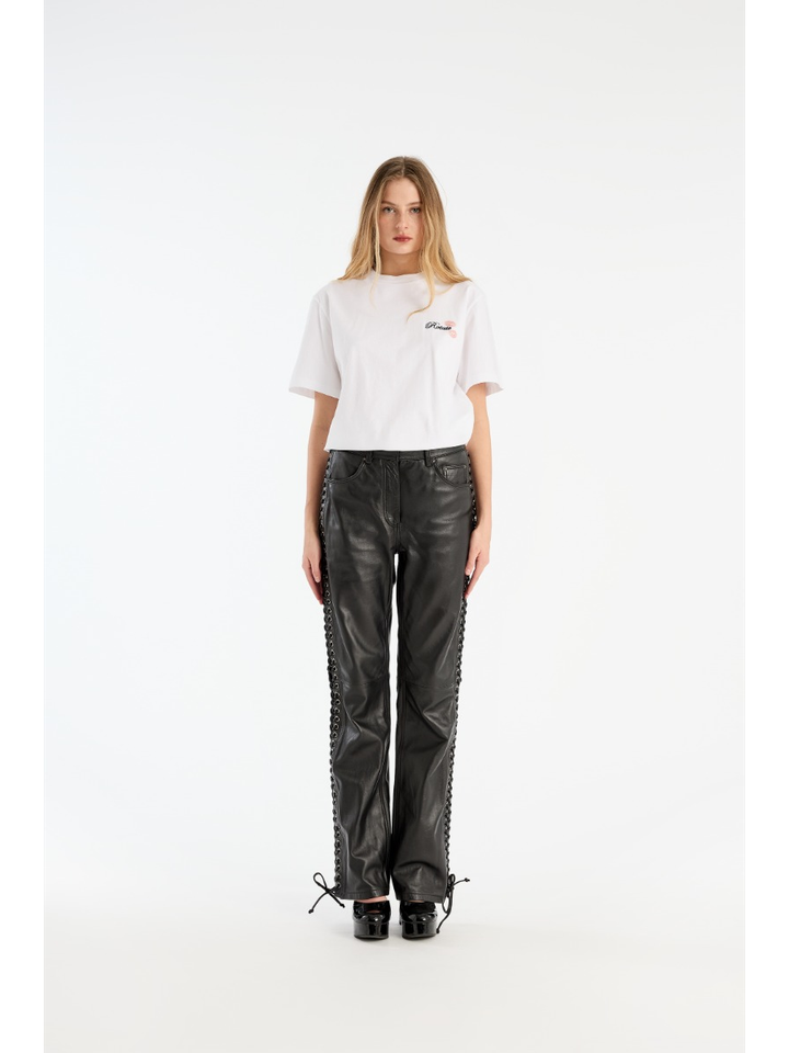 Witte oversized katoenen t-shirt Rotate