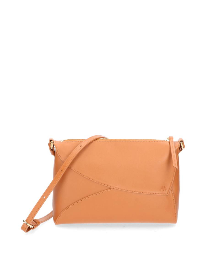 Cognac handtas Rebel Clutch Kaai 