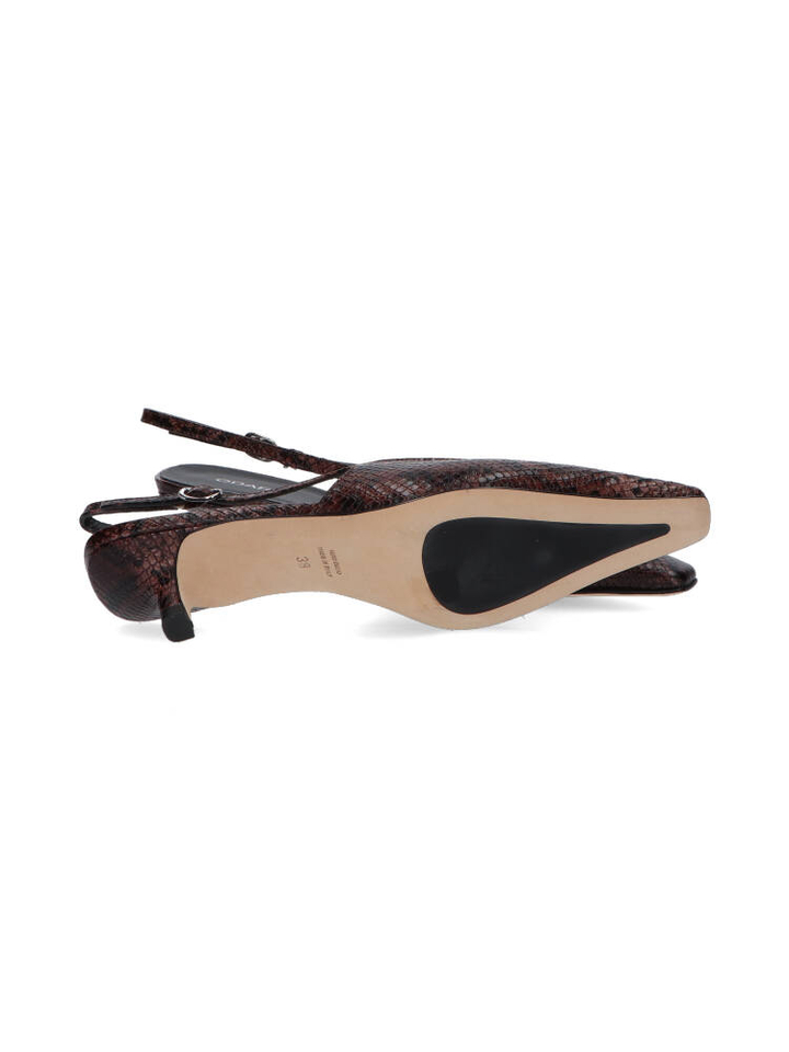 Anaconda castagna slingbacks Anna Odare