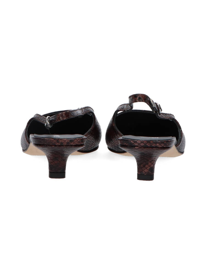 Anaconda castagna slingbacks Anna Odare