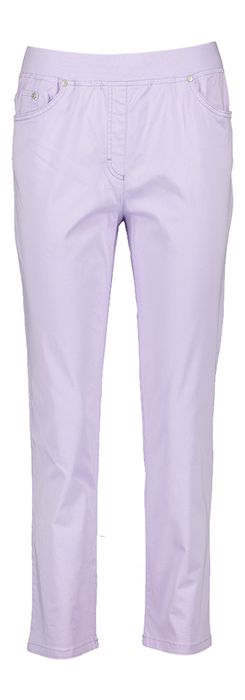 Lila slim fit broek met elastiek Pamina Raphaela By Brax