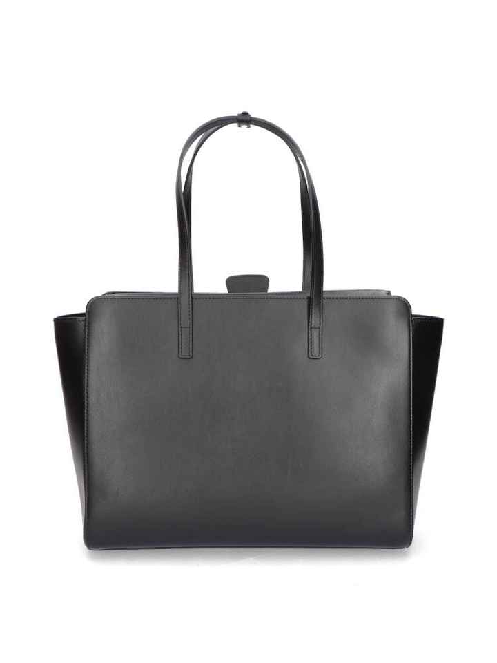 Zwarte handtas Flap L Hidesins