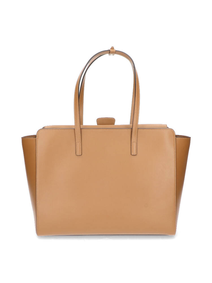 Caramel shopper Flap L Hidesins