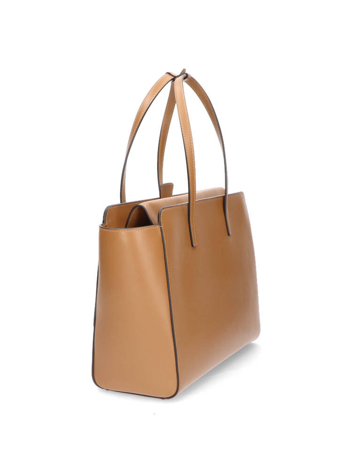 Caramel shopper Flap L Hidesins