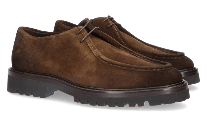 Chocolate lage geklede schoenen Roccio Nero Fabiano Ricci