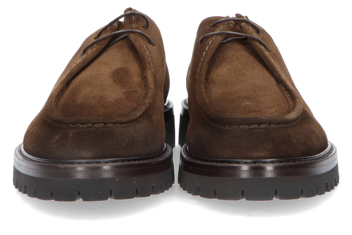 Chocolate lage geklede schoenen Roccio Nero Fabiano Ricci
