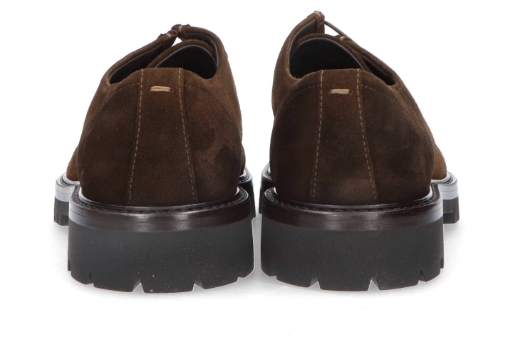 Chocolate lage geklede schoenen Roccio Nero Fabiano Ricci