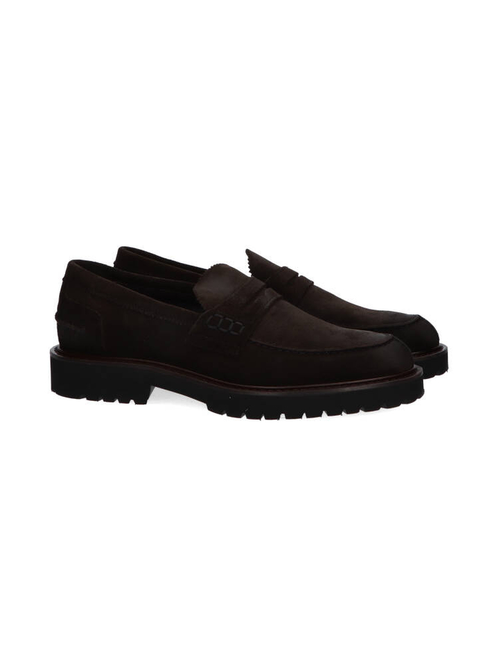 Heavy mocca mocassins Rossano Bisconti