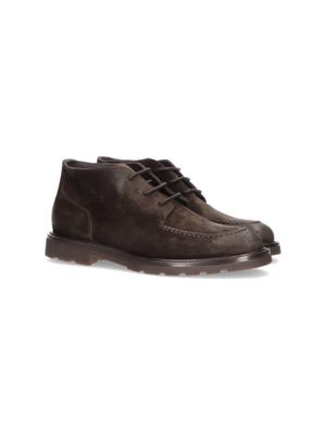 Fox ebano boots met veters Rossano Bisconti